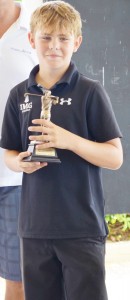 Derek Peene had a personal best gross 76.