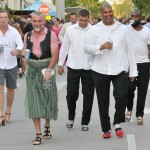 Men take a stand in women’s shoes