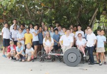 Push Across athletes visit schools