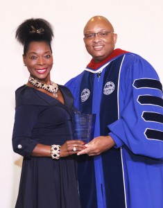Keynote speaker Baroness Floella Benjamin and ICCI President David Marshall at the commencement ceremony.