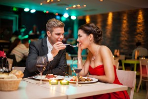 A dinner date is de rigueur on Feb. 14.