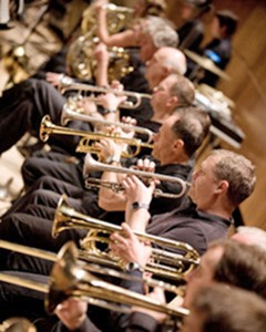 Soloists from the London Philharmonic Orchestra are at the First Baptist Church on opening night, Feb. 18.