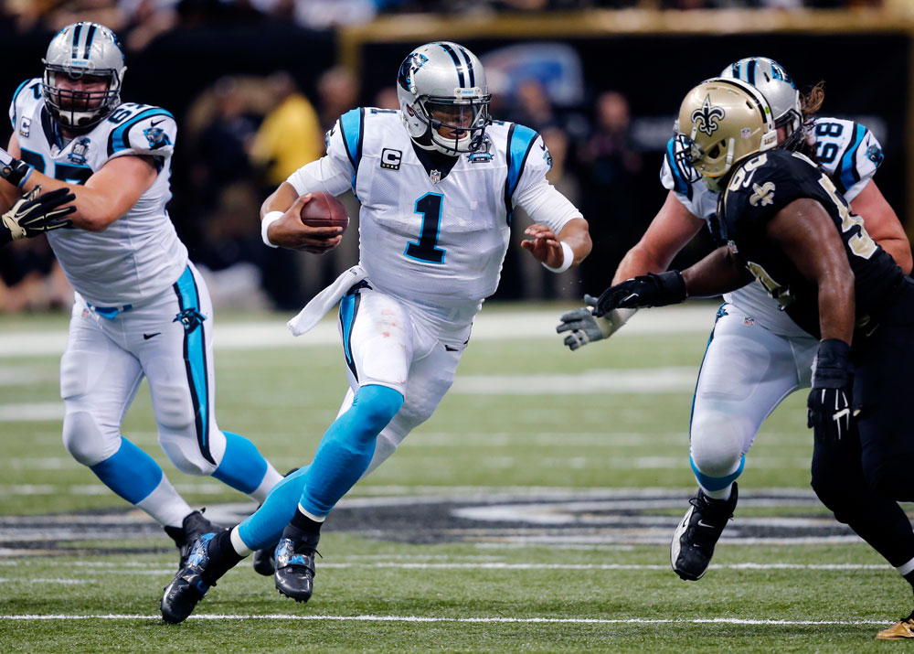 The Panthers, led by quarterback Cam Newton, are favored. - PHOTO: AP