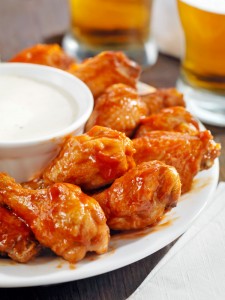 A record number of chicken wings will be consumed on Sunday.