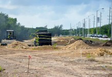 Camana Bay roundabout, new Esterley Tibbetts Highway lanes to open