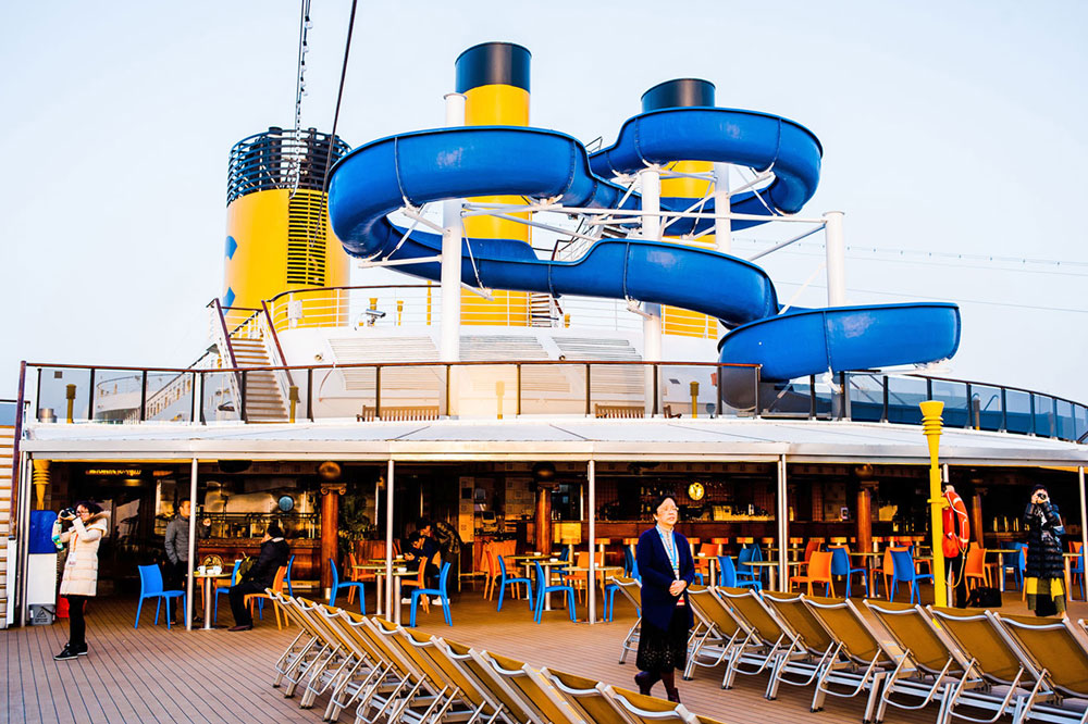 'The People’s Republic of Cruiseland,' says a Bloomberg headline. Cruising is beginning to catch on in China. - Photo: Bloomberg