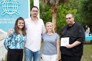 The Department of Tourism’s Jessica Pawlik, The Bistro’s James Sedgley, CITA’s Hollie Whitelocke and The Bistro chef Alan Pressly.