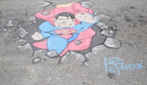 Superman, courtesy of Asta Farouk.