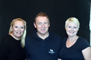 From left, Beverly Edgington, Andrew Edgington and Juliet Fenn.
