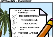 Easter camping