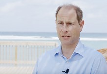 Prince Edward urges Cayman’s youth to learn about reefs