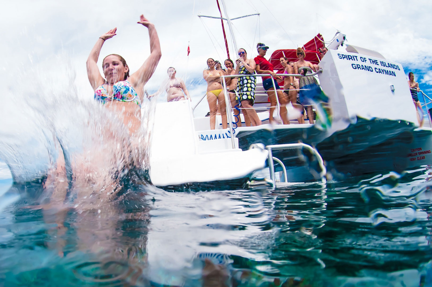 The new water slide is sure to make a splash with guests.