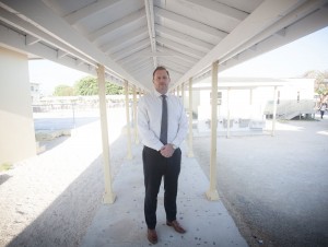 'I am the sort of guy that prefers to be 2-0 down and trying to come back and win 3-2. I like to be the underdog,' says John Gray High School Principal Jon Clark. - PHOTO: MATT LAMERS