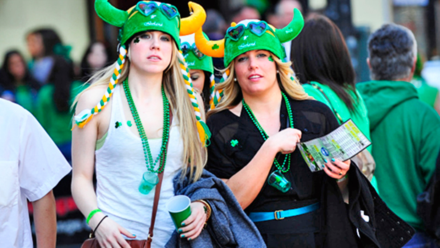 Even Irish vikings make an appearance on St. Patrick's Day. - Photo: Emmanuel Dunand/AFP/Getty Images
