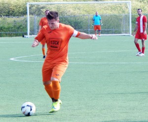 Luca striker Chris Hedley was the Man of the Match with a well executed hat-trick.
