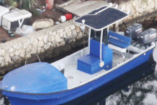 This boat was last seen Sunday afternoon between 3 to 4 p.m. approximately 6 miles west of Grand Cayman, according to the RCIPS. Boat was reportedly making its way back to shore with engine problems.