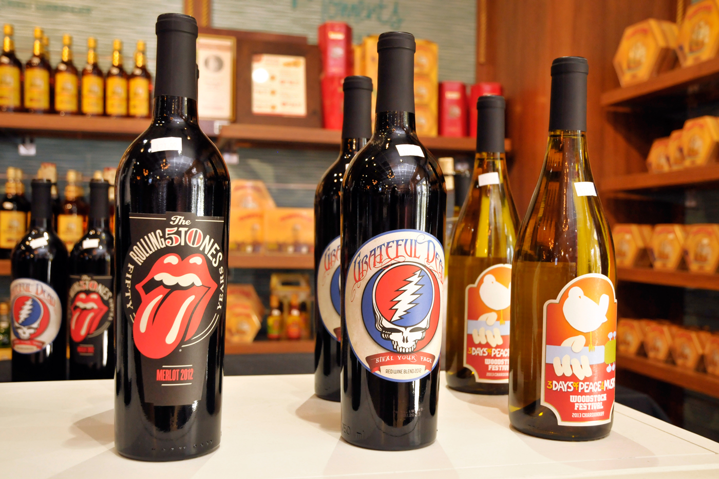 The ‘Wines that Rock’ line marry rock ‘n’ roll and wine. – Photo: Alan Markoff
