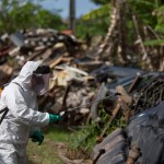 Zika virus spawns economic dangers through the Americas A municipal health worker sprays insecticide in a junkyard in Joao Pessoa, Brazil, to combat the Aedes aegypti mosquito that transmits the Zika virus. - Photo: AP