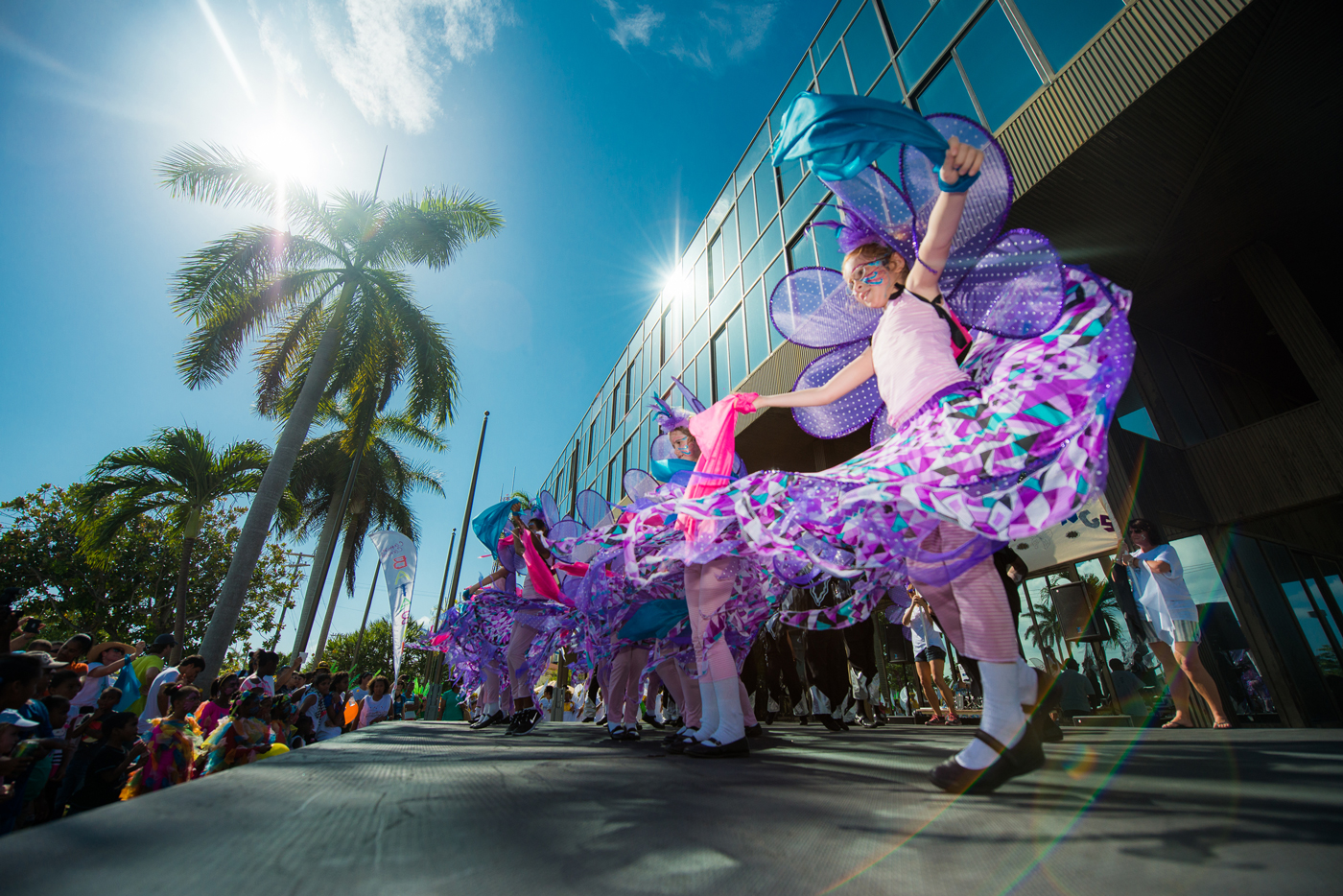 Jumping for joy outside the Glass House. – Photos: Taneos Ramsay