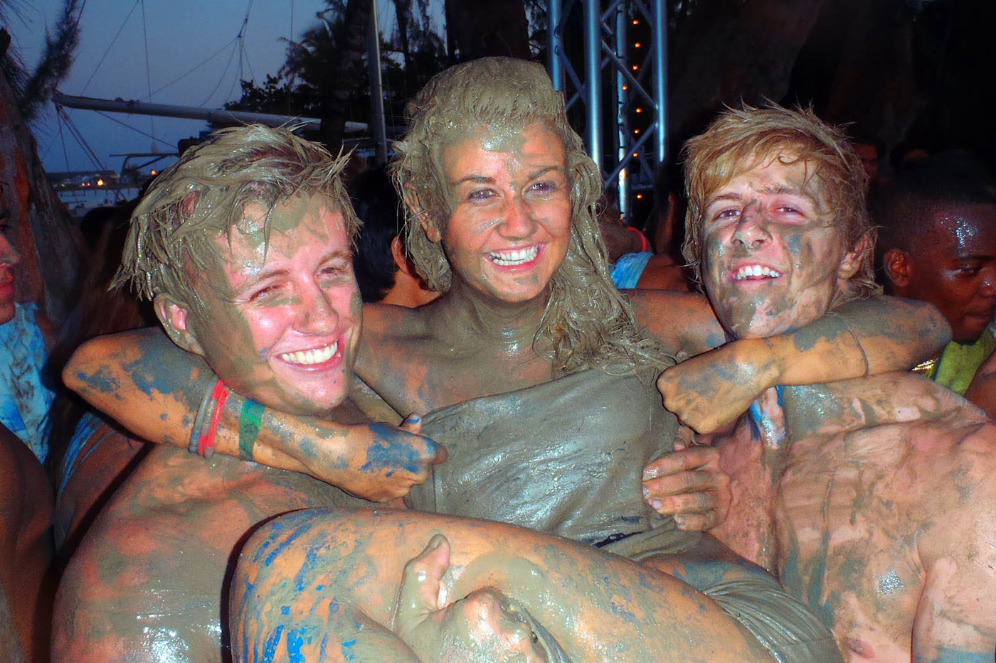 Mud just makes a parade more fun.