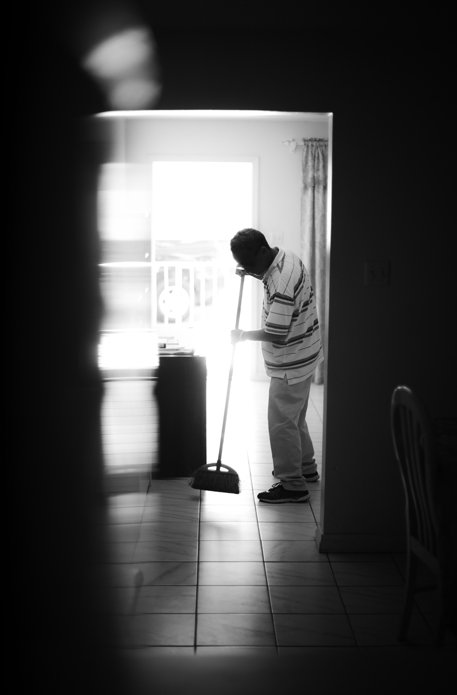Residents at the Hope For Today Foundation are responsible for all chores, including preparing meals and doing their own laundry. Currently there are seven people living at the halfway home in the Hell district of West Bay. – Photos: matt lamers