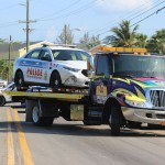 Prospect Road reopened after police-involved car accident