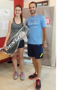 Girls U-17 winner Emma Turnbull