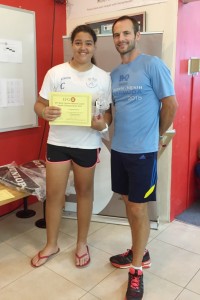 Girls U-15 and U-19 winner Jade Pitcairn