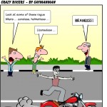 Crazy bikers