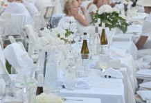 Dine in white on an April night