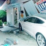 Driver smashes into Brac liquor store