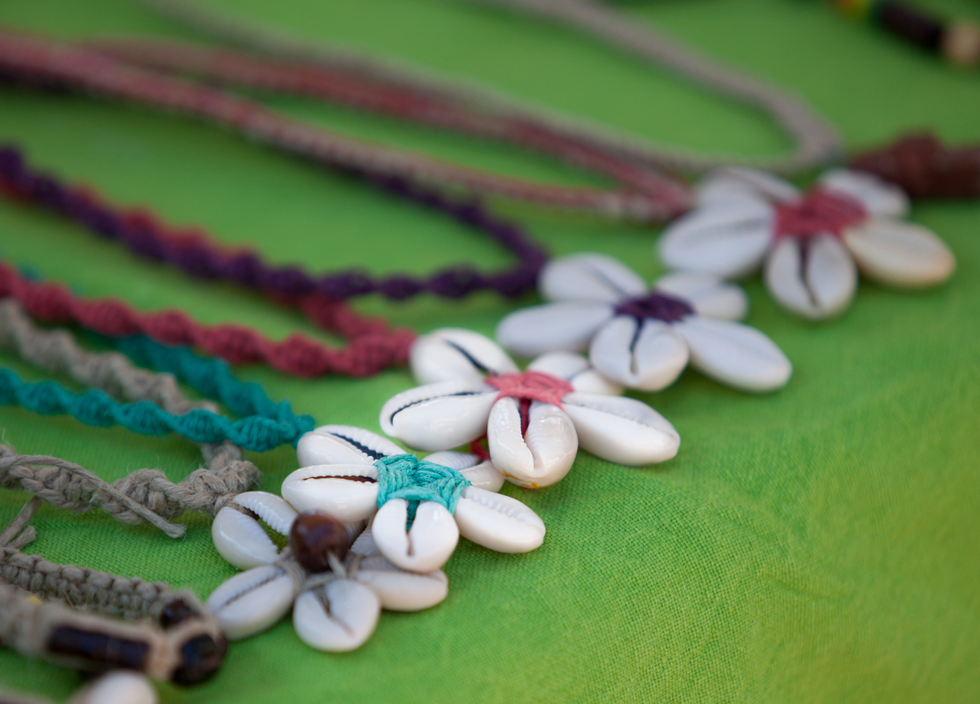 Locally made jewelry is a great gift for visitors to take home with them. - Photos: Stephen Clarke