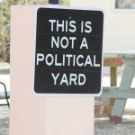 No politics in this yard