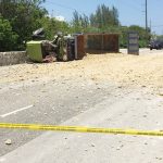 UPDATE: Shamrock Road reopens after dump truck spill
