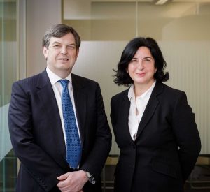 Roger Siddle and Farah Ballands of Estera