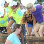 Grape stompers juice their way to glory