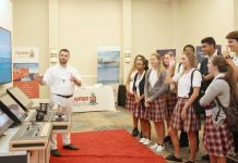 Students check out high-tech navigation