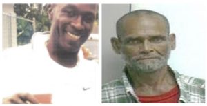 Migeal Aedran Palmer, left, and Carl Demmie Ebanks are 'possibly missing at sea,' say police. 