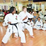 Karate students graduate