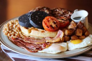If your dad considers this to be a breakfast amuse-bouche, then an all inclusive brunch might be a very good idea.