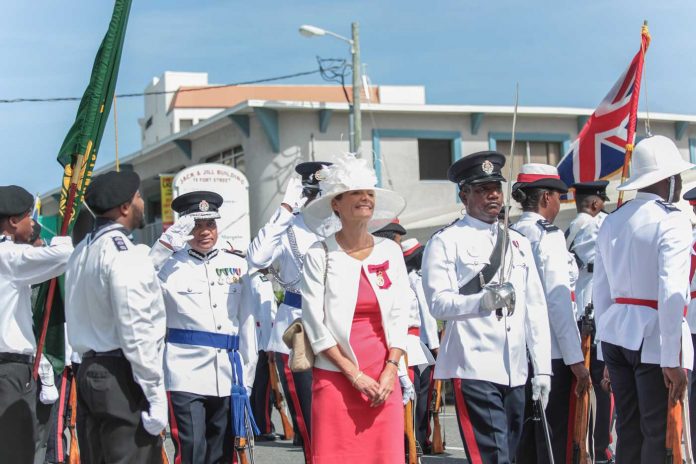 Governor-Helen-Kilpatrick-inspects-the-uniform-services