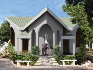 A rendering of the new Adoration Chapel.