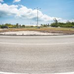 Work starts again on Red Bay roundabout