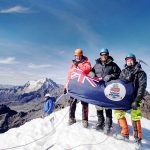 Charity climbers scale Andean peak