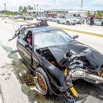 Vehicle inspector crashes car during test drive