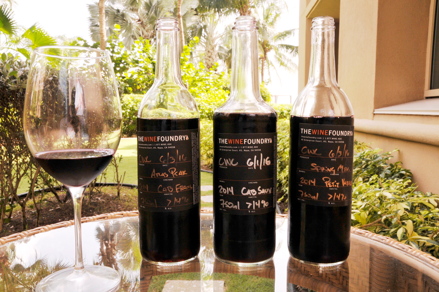 Single-varietal wines will be offered, made with Cabernet Franc, Cabernet Sauvignon and Petit Verdot that are usually used in top Napa Valley red blends.