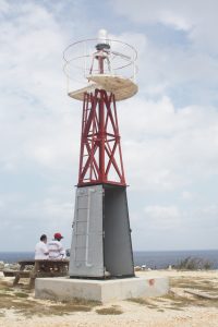 The night sky was viewed through a large telescope at the site of the lighthouse on the Bluff.