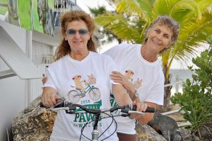 Two of PAWS’s four founders, Susanna Gatta, left, and Alex Stewart.