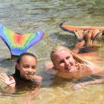 Mermaid pays a visit to the Turtle Farm