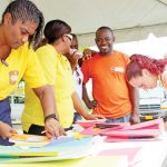 Back-to-school giveaway draws crowd